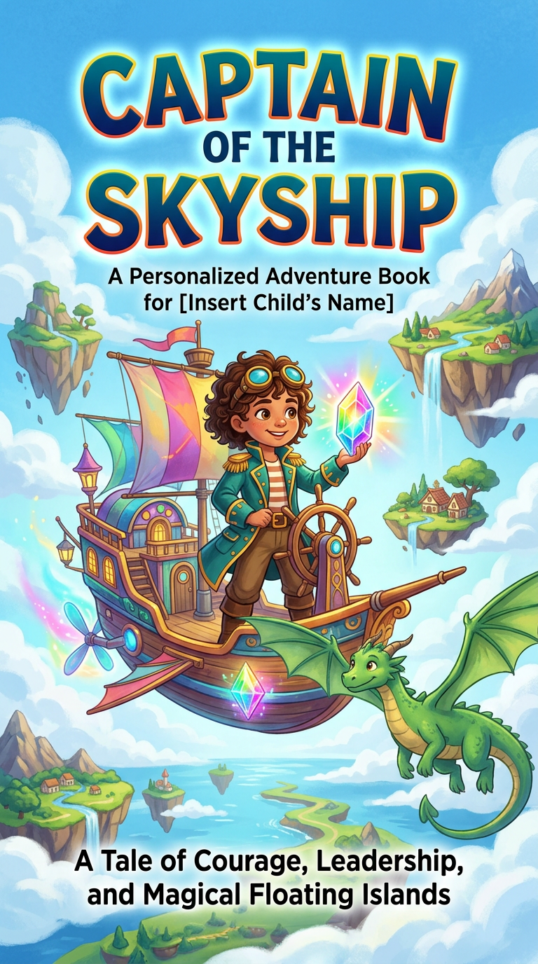 Captain of the Skyship | Personalized Fantasy Adventure