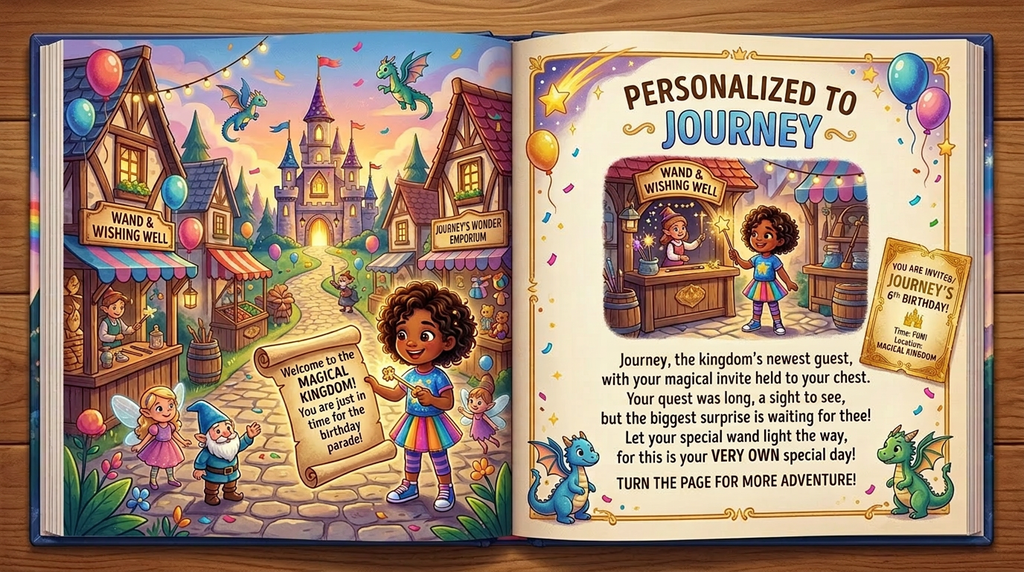 My Magical Birthday Adventure | Personalized Birthday Book