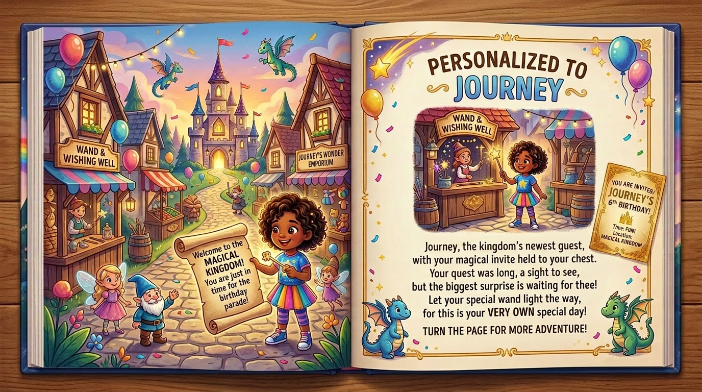 My Magical Birthday Adventure | Personalized Birthday Book