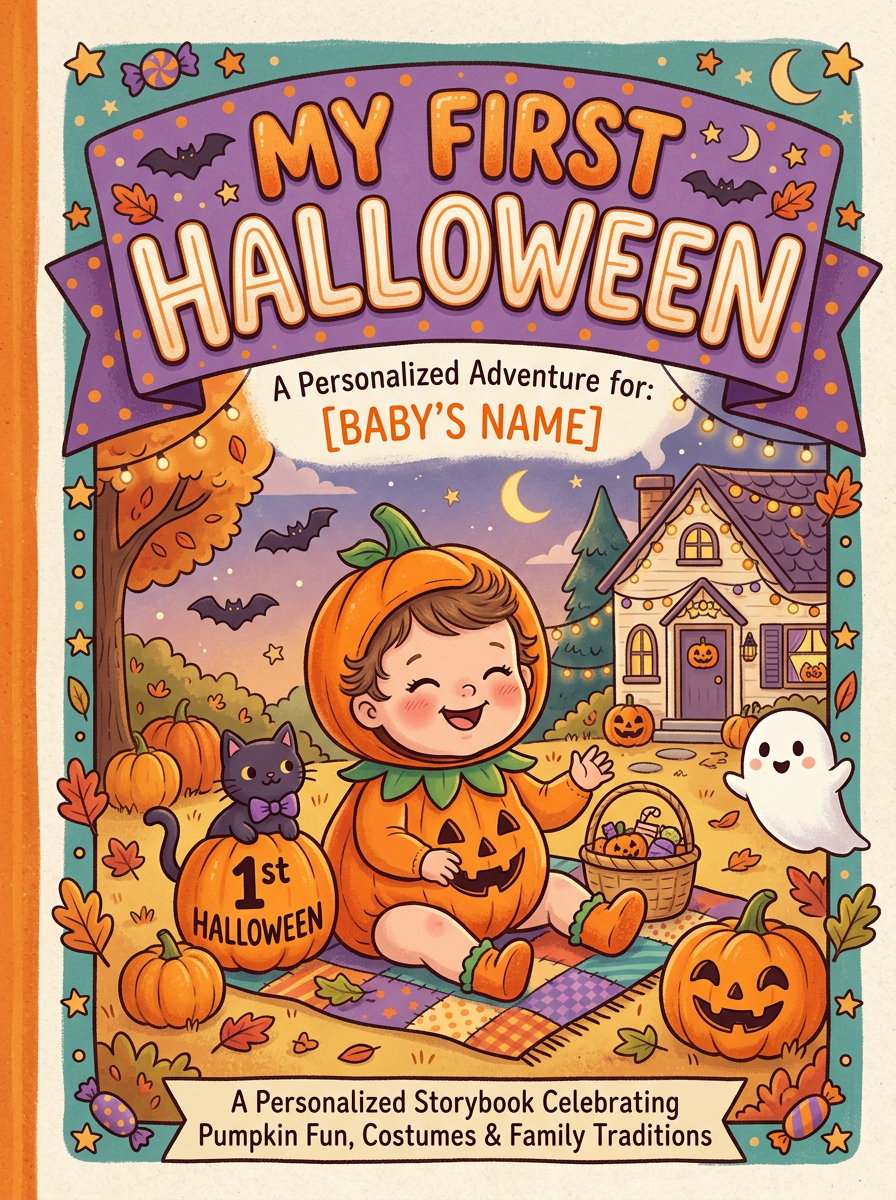 My First Halloween | Personalized Baby Storybook