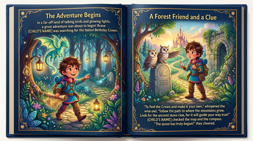 My Magical Birthday Adventure: The Quest for the Birthday Crown | Personalized Birthday Adventure