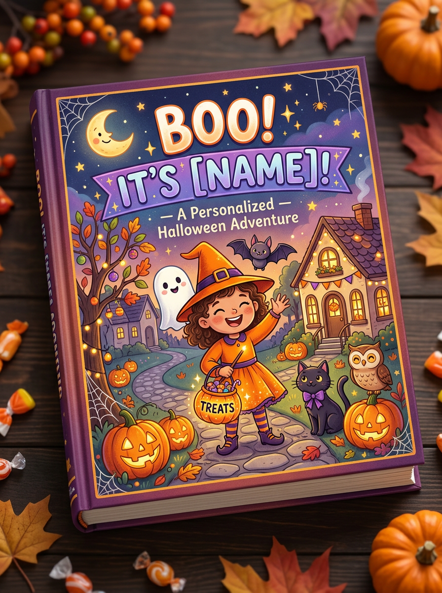 Boo! It's [Name]! — A Personalized Halloween Adventure