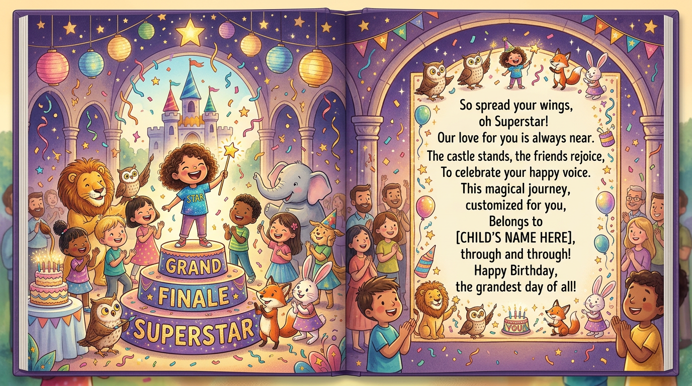 Happy Birthday, Superstar! | Personalized Birthday Celebration Book