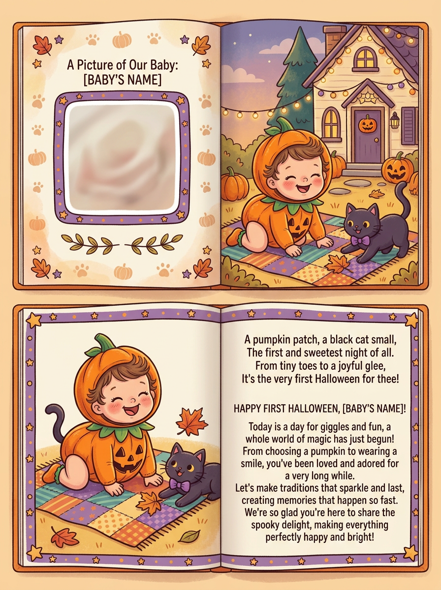 My First Halloween | Personalized Baby Storybook