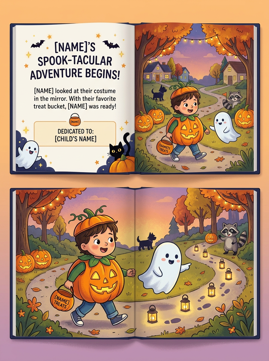 [Name]'s Not-So-Spooky Halloween — A Personalized Halloween Adventure