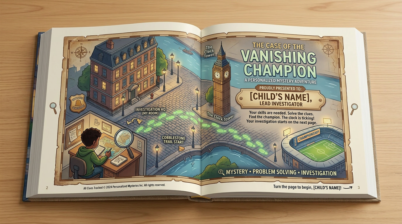 The Case of the Vanishing Champion | Personalized Mystery Adventure