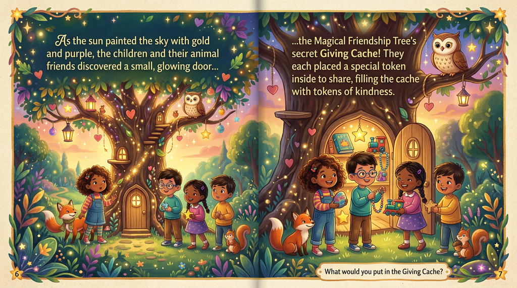 The Magical Friendship Tree | Personalized Friendship Story