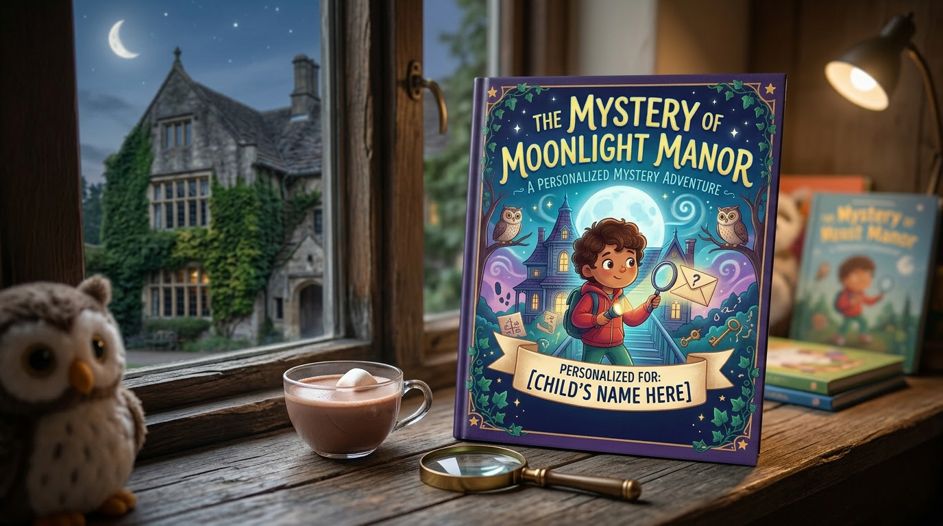The Mystery of Moonlight Manor | Personalized Mystery Book