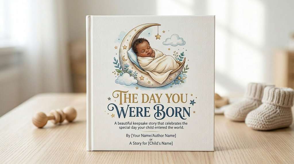 The Day You Were Born | Personalized Baby Memory Book