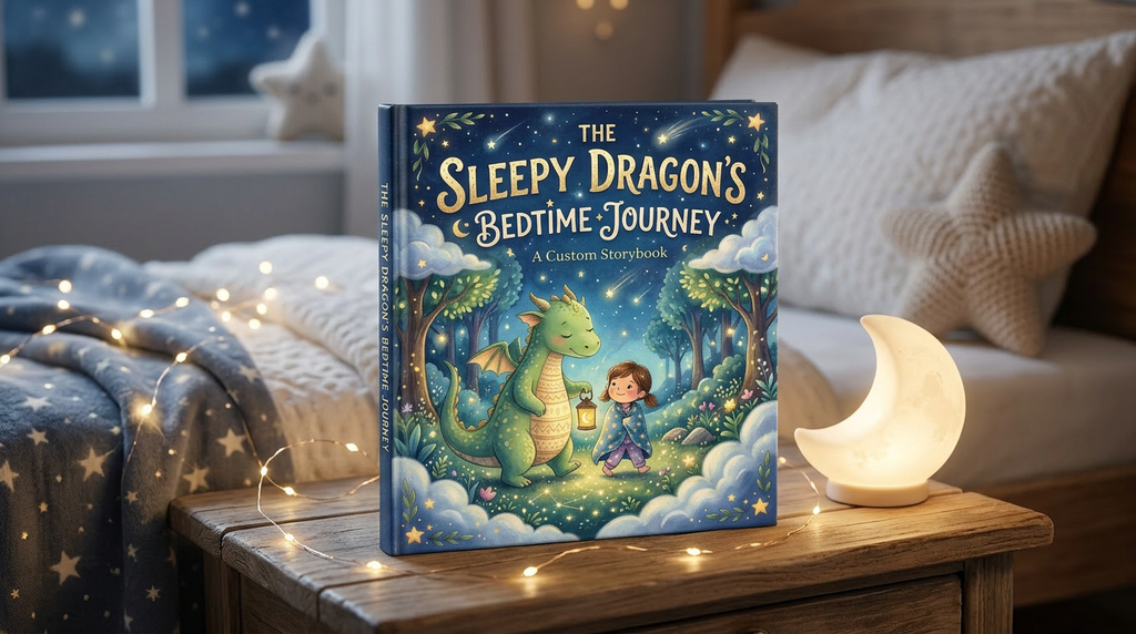 The Sleepy Dragon's Bedtime Journey | Personalized Bedtime Story